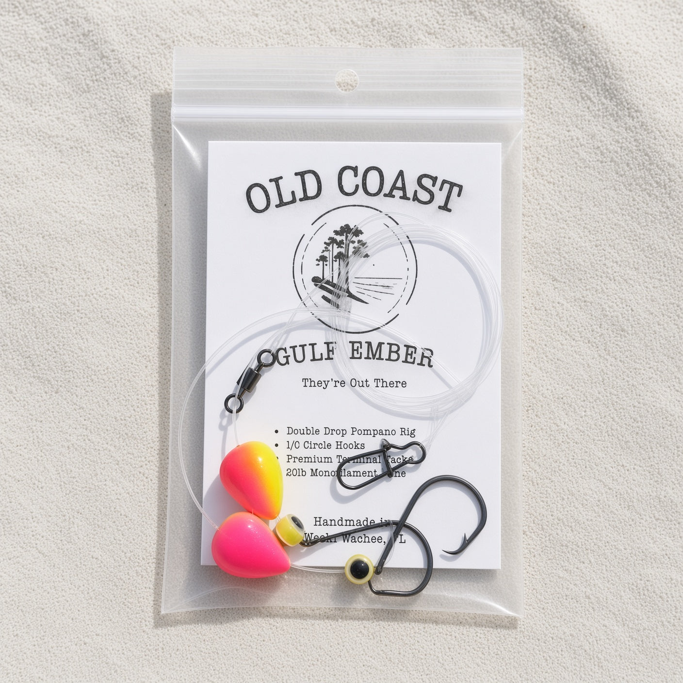Old Coast Gulf Ember Pompano Rig