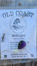 Midnight Pompano Rig-Black and Purple
